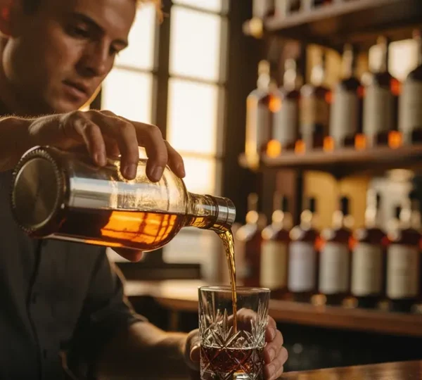 Professional bartender crafting an elegant rum cocktail showcasing the spirit's versatility