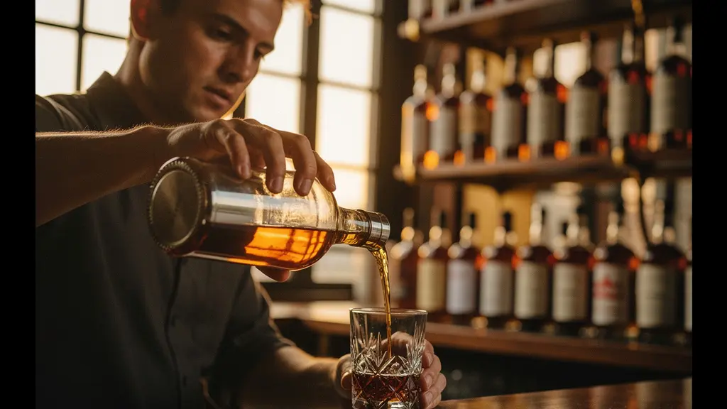 Professional bartender crafting an elegant rum cocktail showcasing the spirit's versatility